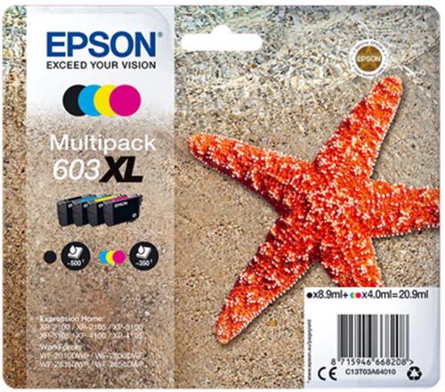 EPSON originální náplň 603XL multipack, 4 barvy