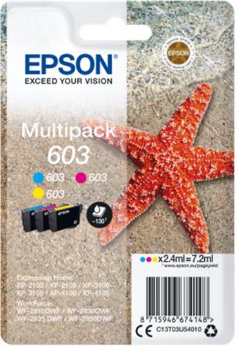 EPSON originální náplň 603 multipack, 3 barvy