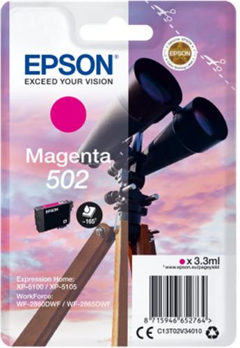 EPSON originální náplň 502 purpurová - AGEMcz