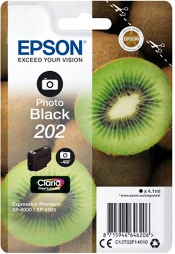EPSON originální náplň 202 Claria Premium Photo černá - AGEMcz