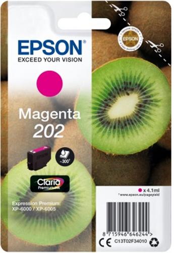 EPSON originální náplň 202 Claria Premium purpurová - AGEMcz