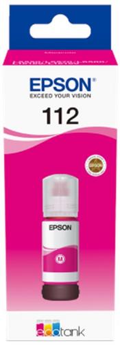 EPSON originální náplň 112 EcoTank Pigment purpurová - AGEMcz
