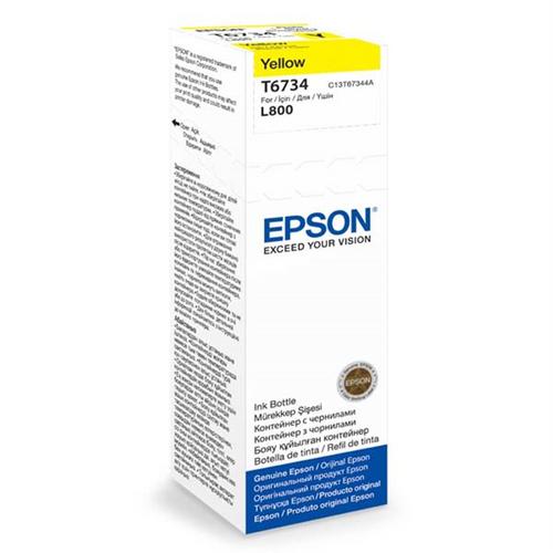 EPSON originální náplň T6734 žlutá