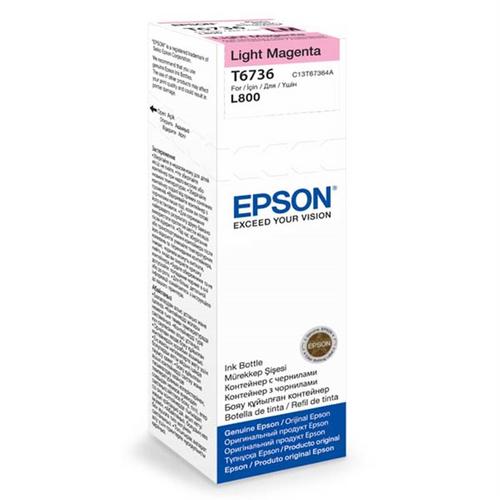 EPSON originální náplň T6736 světle purpurová - AGEMcz