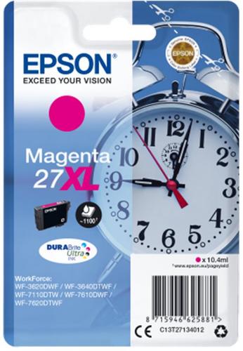 EPSON originální náplň 27XL DURABrite Ultra purpurová - AGEMcz