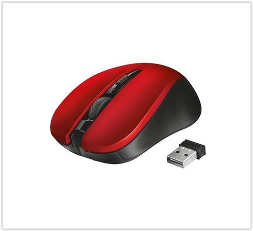 TRUST MYDO Silent click wireless mouse red