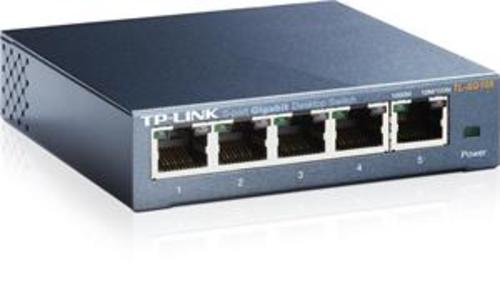 TP-LINK TL-SG105S GBit switch, 5x 10/100/1000Mbps 5port, steel case - AGEMcz