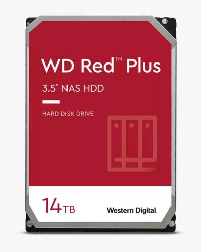 WDC WD140EFGX hdd RED PLUS 14TB SATA3-6Gbps 7200rpm 512MB RAID (24x7 pro NAS)