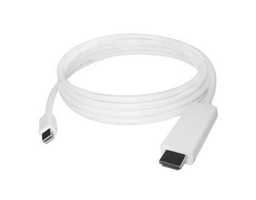 Kabel Mini DisplayPort - HDMI kabel bílý M/M 2m - AGEMcz