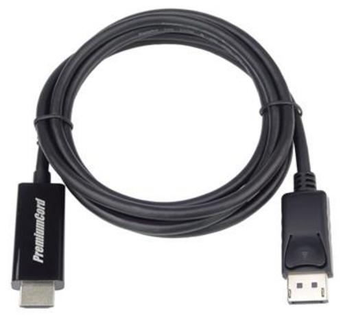 Kabel DisplayPort 1.2 na HDMI 2.0 kabel pro rozlišení 4Kx2K@60Hz, 1m - AGEMcz