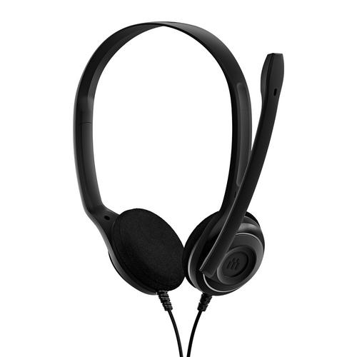 EPOS PC 8 USB black (černý) headset - oboustranná sluchátka s mikrofonem - Slevy AGEMcz