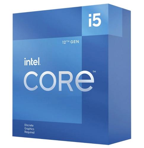 INTEL cpu CORE i5-12400F socket1700 Alder Lake BOX 65W/117W 12.generace (od 2.5GHz do 4.4GHz, 6x jádro, 12x vlákno, 18MB cache, pro DDR4 do 3200, pro DDR5 do 4800), bez grafiky - AGEMcz