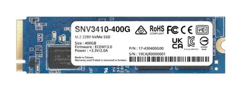 SYNOLOGY SNV3410 NVMe SSD 400GB M.2 2280 NVMe PCIe 3.0 x4 (3000/750MB/s, 225K/45K IOPs, SSD)