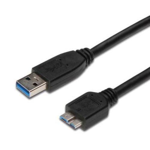 KABEL USB micro 3.0, USB A(M) - microUSB B(M) 5.0m - AGEMcz