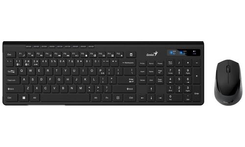 GENIUS klávesnice+myš Slimstar 8230 bezdrátový, CZ+SK layout, Bluetooth, 2,4GHz, USB, černý - Novinky AGEMcz
