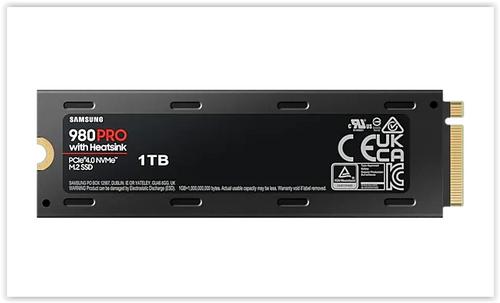 SAMSUNG 980 PRO s chladičem PCIe 4.0 NVMe SSD M.2 1TB PCIe 4.0 x4 NVMe 1.3c