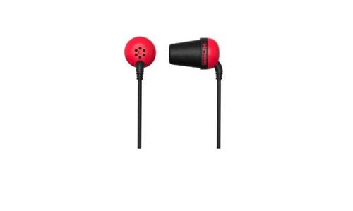 KOSS sluchátka THE PLUG červená (použitý), sluchátka do uší, bez kódu