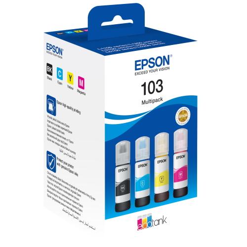 EPSON originální náplň 103 EcoTank 4-colour Multipack - AGEMcz
