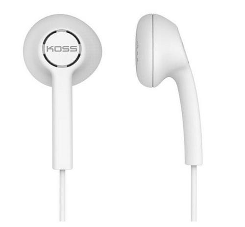 KOSS sluchátka KE5, sluchátka do uší, bez kódu (24 měsíců), bílé