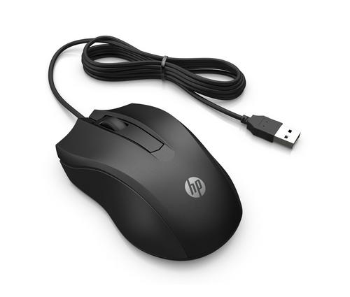 HP myš HP 100 optická černá USB