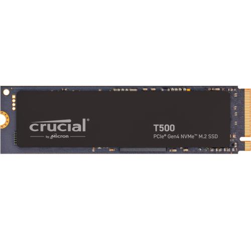 CRUCIAL T500 SSD NVMe M.2 1TB PCIe (čtení max. 7300MB/s, zápis max. 6800MB/s) - AGEMcz