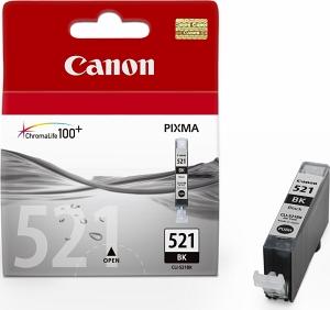 CANON CLI-521BK originální náplň fotočerná (pro MP540/550/560/620/630/980/iP3600/4600, photo black)