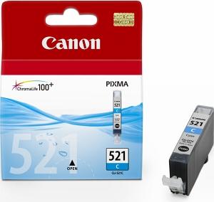 CANON CLI-521C originální náplň azurová (pro MP540/550/560/620/630/980/iP3600/4600)