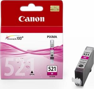 CANON CLI-521M originální náplň purpurová (pro MP540/550/560/620/630/980/iP3600/4600)
