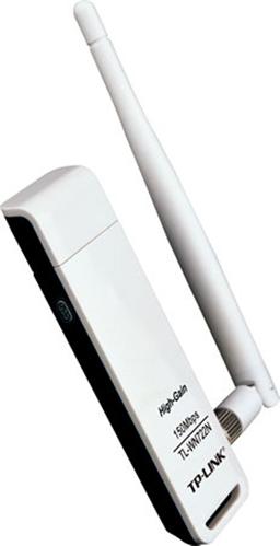 TP-LINK TL-WN722N Wifi USB adapter, 150 Mbps, RSMA externí anténa 4dB - náhrada 422g - AGEMcz
