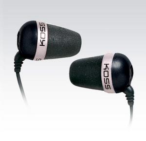 KOSS sluchátka THE PLUG černá, sluchátka do uší, bez kódu (24 měsíců) - AGEMcz