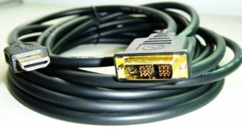 GEMBIRD Kabel HDMI-DVI 3.0m, M/M stíněný, zlacené kontakty - AGEMcz