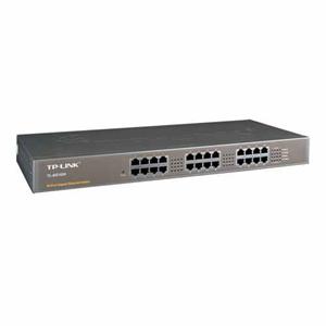 TP-LINK TL-SG1024 GBit switch 24port, 24x 10/100/1000Mbps, 24port , 19" rackmount steel case - AGEMcz