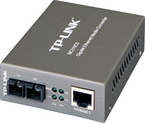 TP-LINK MC210CS převodník , 1000TX/1000FX SM, SC, 15 k - Verze 2 (9V)