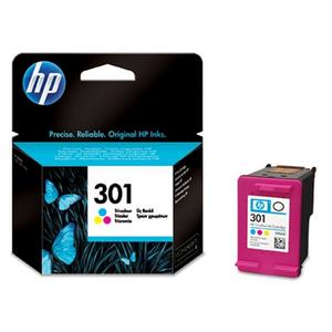 HP CH562EE náplň č.301 color, barevná (150stran, pro Deskjet 1050, 1510, 2050, 2514, OJ2620)