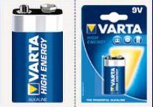 VARTA 1ks HighEnergy 9V E-BLOK/6LR61 baterie - AGEMcz