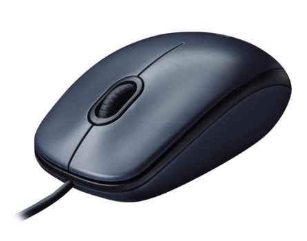 LOGITECH myš M100 optická, USB, černá