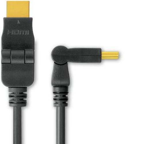 KABEL propojovací HDMI M - HDMI M - rotační, 10m, dual shielded, standard 1.3, HQ - AGEMcz