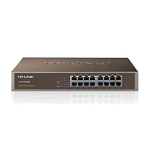 TP-LINK TL-SF1016DS 16port 16xTP 10/100Mbps 16port switch, kovový - AGEMcz