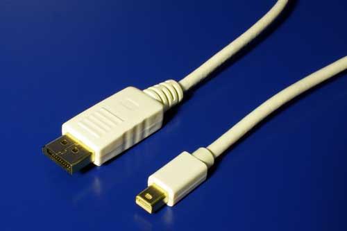 Kabel propojovací DisplayPort 2.0m DP M/ miniDP M - AGEMcz
