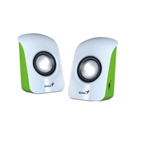 GENIUS repro SP-U115 USB napájení, přenosné white/green 2.0 3W RMS (bílo-zelené) - AGEMcz