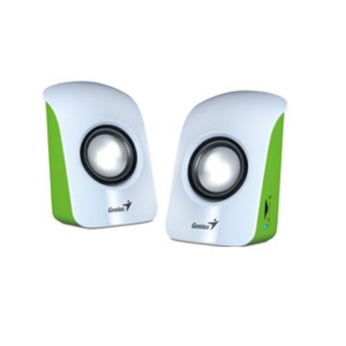 GENIUS repro SP-U115 USB napájení, přenosné white/green 2.0 3W RMS (bílo-zelené) - Doprodej AGEMcz