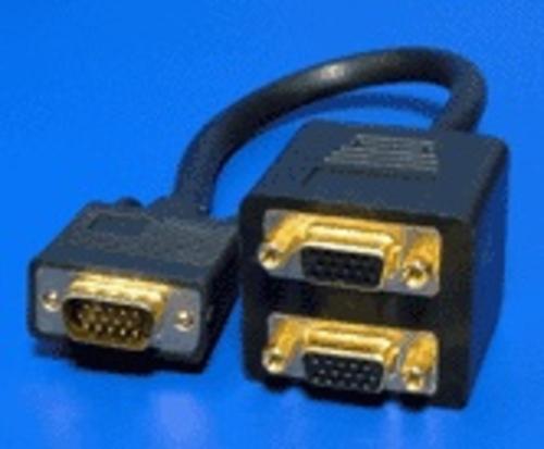 REDUKCE VGA FD(M) na 2x VGA FD15HD (F) rozbočovací adaptér - AGEMcz