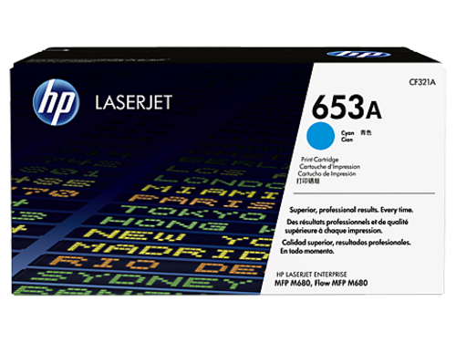 HP CF321A cyan toner č.653A cca 16500str. (HP CLJ M680, azurový) - AGEMcz