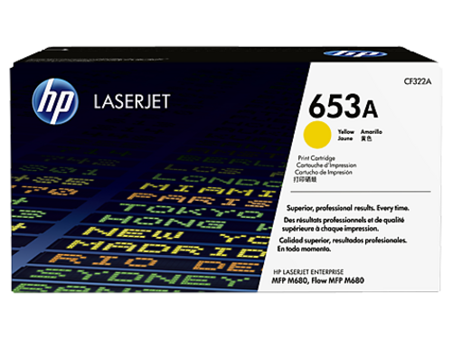 HP CF322A yellow toner č.653A cca 16500str. (HP CLJ M680, žlutý) - AGEMcz