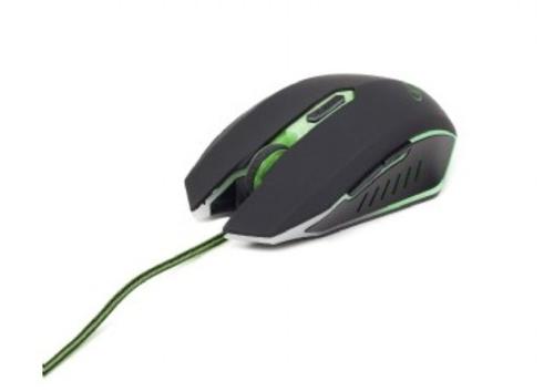 GEMBIRD myš MUSG-001-G Gaming optical 2400DPI , USB opletený kabel - Slevy AGEMcz