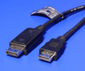 Kabel HDMI DisplayPort 1.0m DP M/ HDMI-A(M)