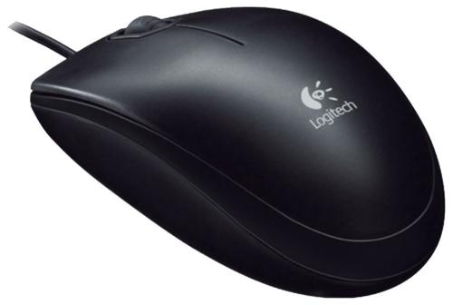 LOGITECH myš B100, USB, černá - AGEMcz