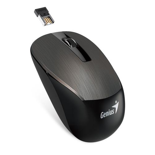 GENIUS myš NX-7015 Wireless,blue-eye senzor 1600dpi, USB čokoládová - AGEMcz