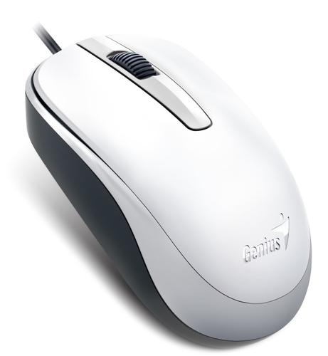 GENIUS myš DX-120 USB 1200dpi bílá - AGEMcz
