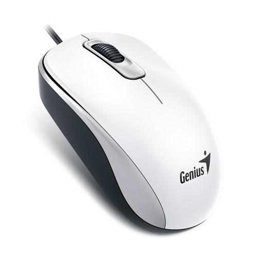 GENIUS myš DX-110 USB 1000dpi bílá - AGEMcz